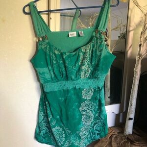 Piper & Blue Teal Floral Women's Blouse